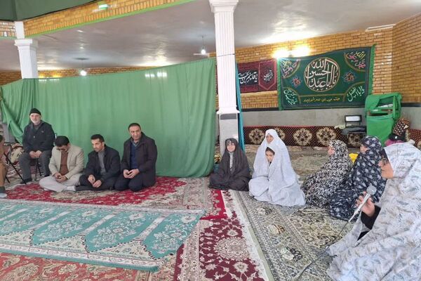 حضور امام جمعه فیروزکوه در جمع معتکفین مساجد شهرستان