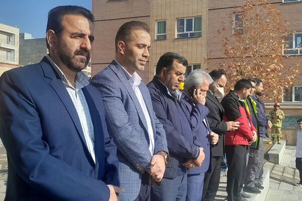 مانور سراسری زلزله در دبیرستان شهید محمدجواد باهنر دماوند