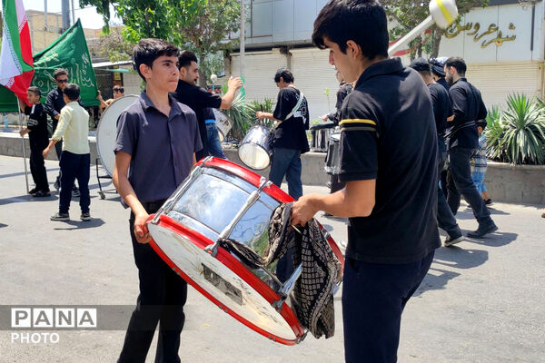 مراسم عزاداری عاشورای حسینی در شهرستان شیروان 