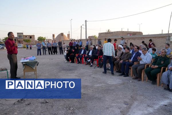 آیین کلنگ‌زنی مدرسه ۶ کلاسه فرهنگی فرهیخته زنده‌یاد زهیری 