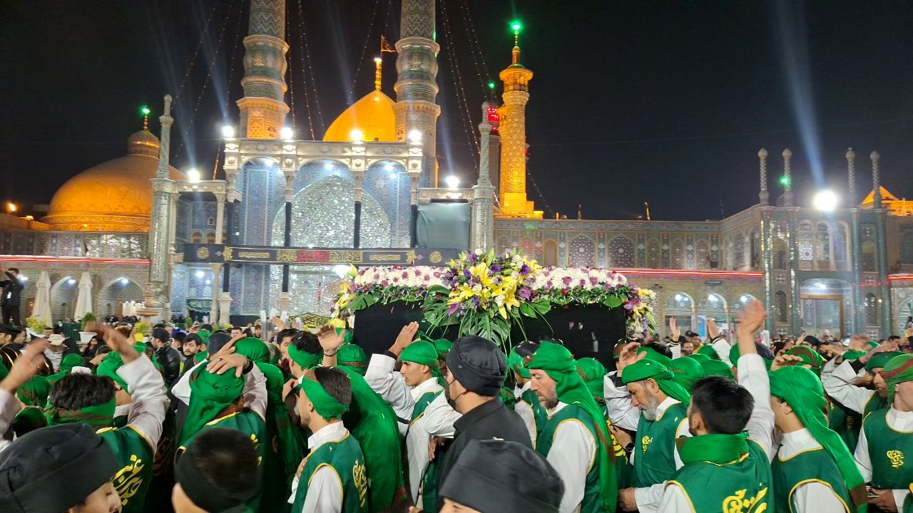 شام غریبان حضرت فاطمه زهرا(س) در حرم حضرت معصومه (س)