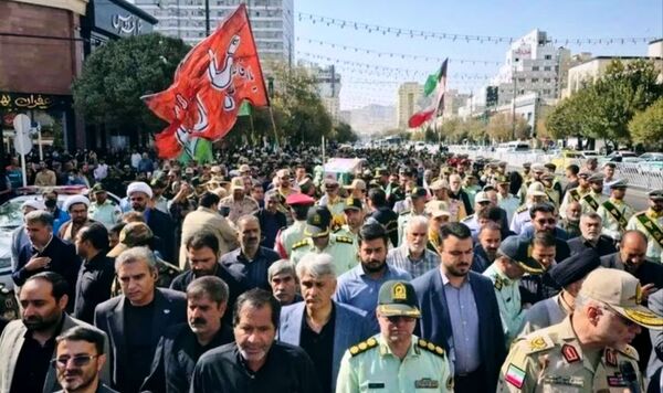 تشییع پیکر مطهر شهید مرزبان سجاد صیامی 
