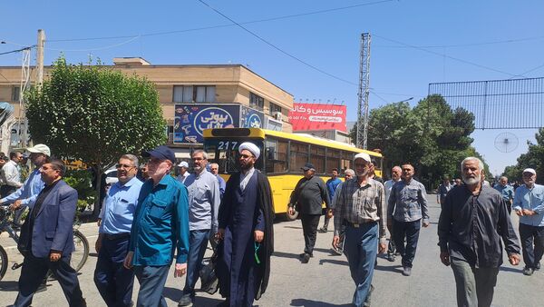 دومین راهپیمایی جمعه خشم در نیشابور 