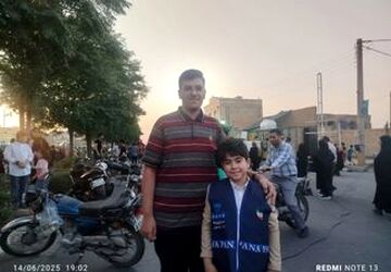 برپایی جشن کیلومتری عید غدیر در کاشان