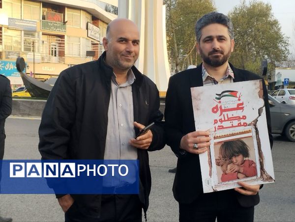 تجمع مردم شهرستان نور در حمایت از عملیات وعده صادق