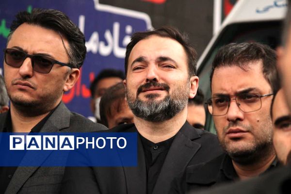 مراسم تشییع شهدای خدمت در تبریز 