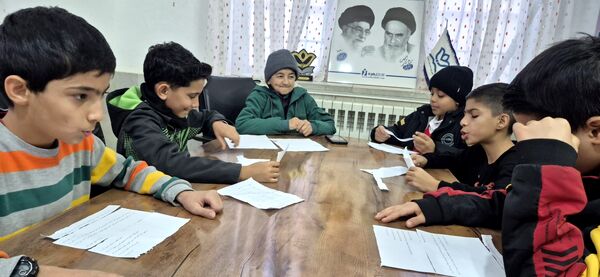 هم اندیشی انجمن خبرنگاری پسران کانون لقمان کاشمر