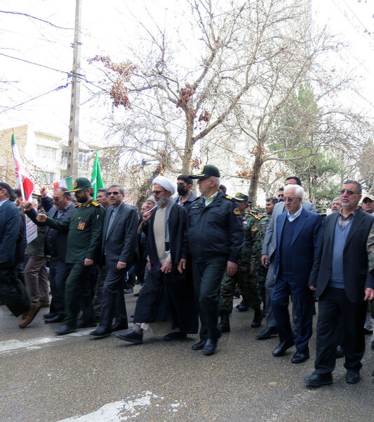 راهپیمایی روز ۲۲بهمن شهرستان بجنورد
