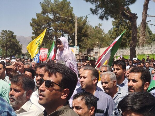 با هدف محکومیت جنایات رژیم کودک کش اسرائیل راهپیمایی جمعه خشم در کاشمر برگزار شد