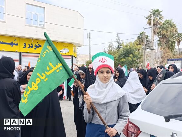 راهپیمایی پرشور و حماسی مردم غیور پلدختر در روز قدس 