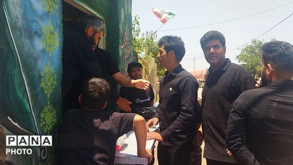موکب قمر بنی هاشم روستای حسن آباد بلهر در روز عاشورای حسینی 