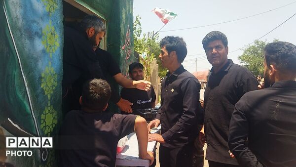 موکب قمر بنی هاشم روستای حسن آباد بلهر در روز عاشورای حسینی 