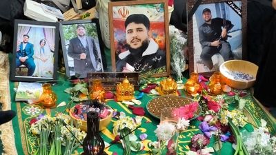 مراسم بزرگداشت چهلمین روز شهدای امنیت ۱۹ دی در گچساران