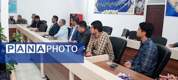  نشست جلسه شورای آموزش و پرورش در شهرستان مانه