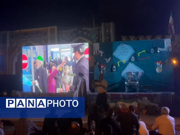 مراسم مهمانی شهدا در گلزار شهدای بهشت فضل نیشابور 