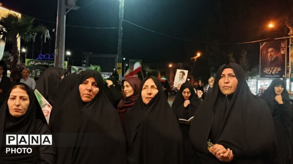 نود وهشتمین  قرار شبانه مردم انقلابی کوهدشت، در دفاع از وطن و بیعت با رهبری