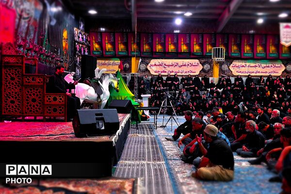 آیین سوگواری امام سجاد (ع) و سومین روز شهادت شهدای کربلا در آباده