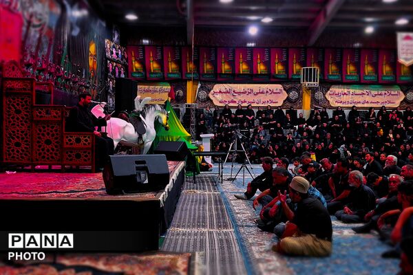 آیین سوگواری امام سجاد (ع) و سومین روز شهادت شهدای کربلا در آباده