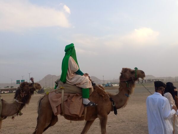 بازسازی واقعه غدیر در محله شهر قائم قم