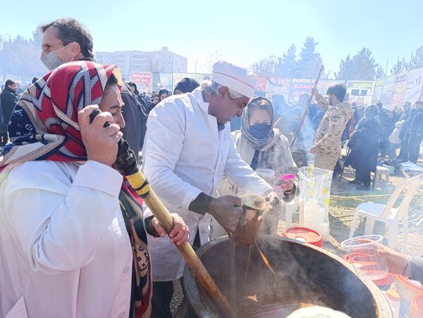 برگزاری جشنواره پخت سمنو در بجنورد 
