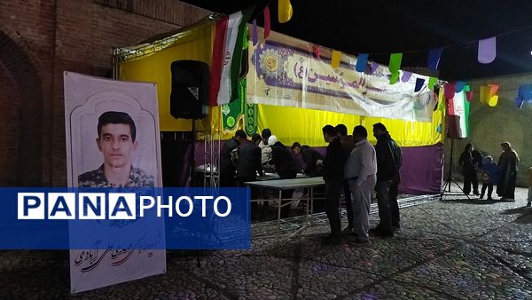 حضور نوجوانان و جوانان در فعالیت موکب امیر المومنین نیشابور 