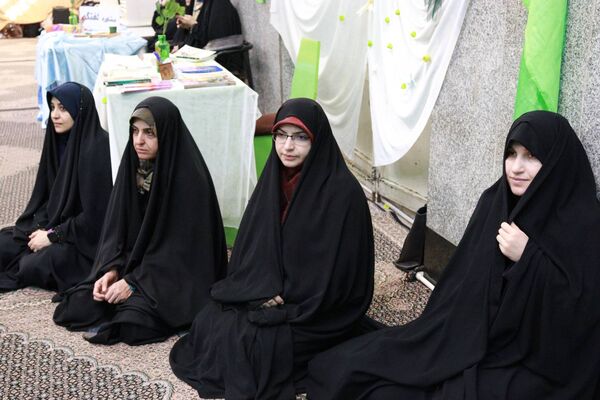 مراسم اعتکاف در مسجد ابوذر منطقه ۱۴ تهران 