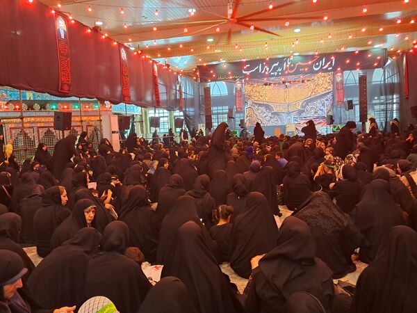 مراسم شیرخوارگان حسینی در حسینیه عاشقان ثارالله قائمشهر