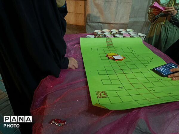 حضور پرشور دانش‌آموزان در موکب نوجوان مبارز