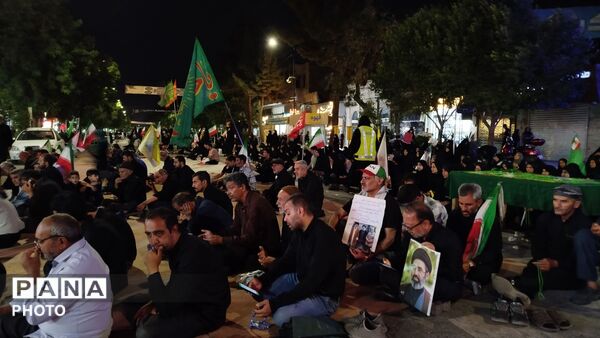 مراسم باشکوه عزاداری محرم همراه با تجمع در مسجد جامع شهرستان نیشابور