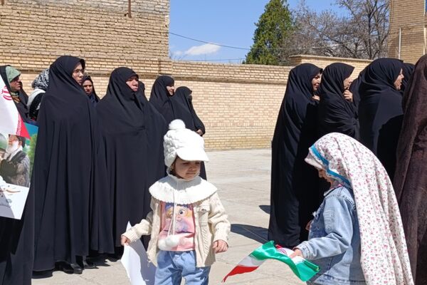 حضور پرشور مردم شهر تیتکانلو در راهپیمایی روز قدس 
