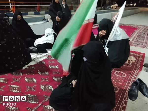 سوگاری  رهبر شهید و ایام ماه محرم به همراه اجتماعات شبانه در حسینیه شهدای شهر بار