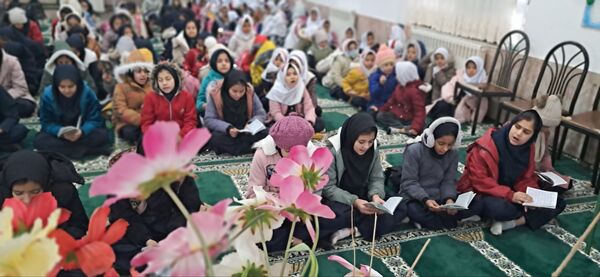 قرائت دعای توسل در آموزشگاه شهید رزمی خلیل آباد 
