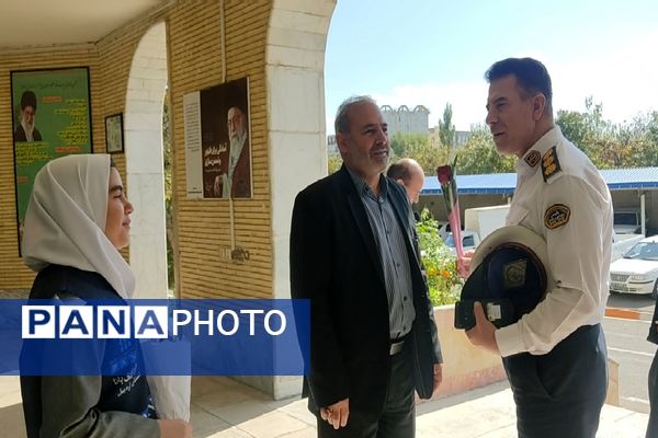 دیدار مدیرکل آموزش وپرورش اردبیل با فرمانده نیروی انتظامی استان 