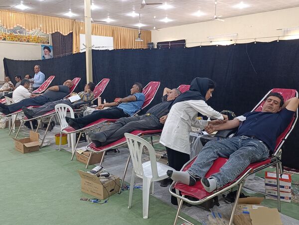 استقبال چشمگیر فراشبندی‌ها از اهدای خون؛ ۱۲۰ واحد خونی در یک روز جمع‌آوری شد