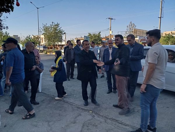 برپایی موکب سازمان دانش‌آموزی شهرستان فاروج