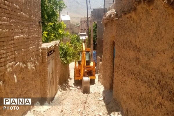 بهسازی و زیرسازی  کوچه‌های فرعی خیابان‌های شهر بار