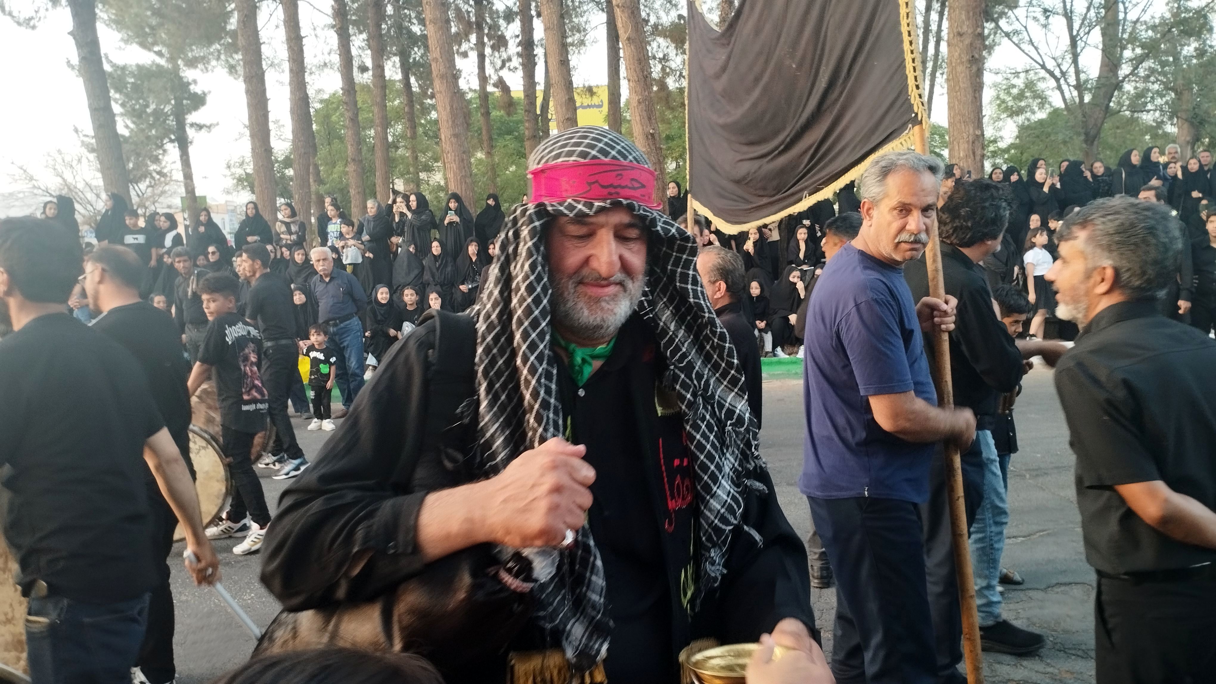 مراسم عزاداری عصر عاشورا در خلیل آباد 