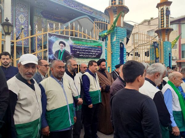 دسته عزاداری سیدالشهداء خدمت در قائمشهر