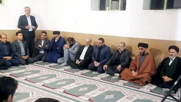 مراسم ترحیم دو قاضی خوشنام کهگیلویه و بویراحمد در دهستان کریک