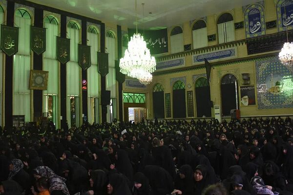 عزاداری ماه صفر در حسینیه محله قاضی شهرستان‌دماوند 