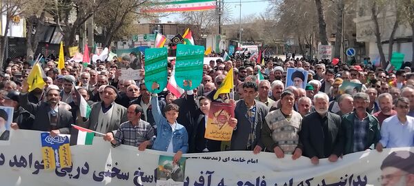 حضور پرشور مردم شهرستان سملقان در راهپیمایی روز قدس
