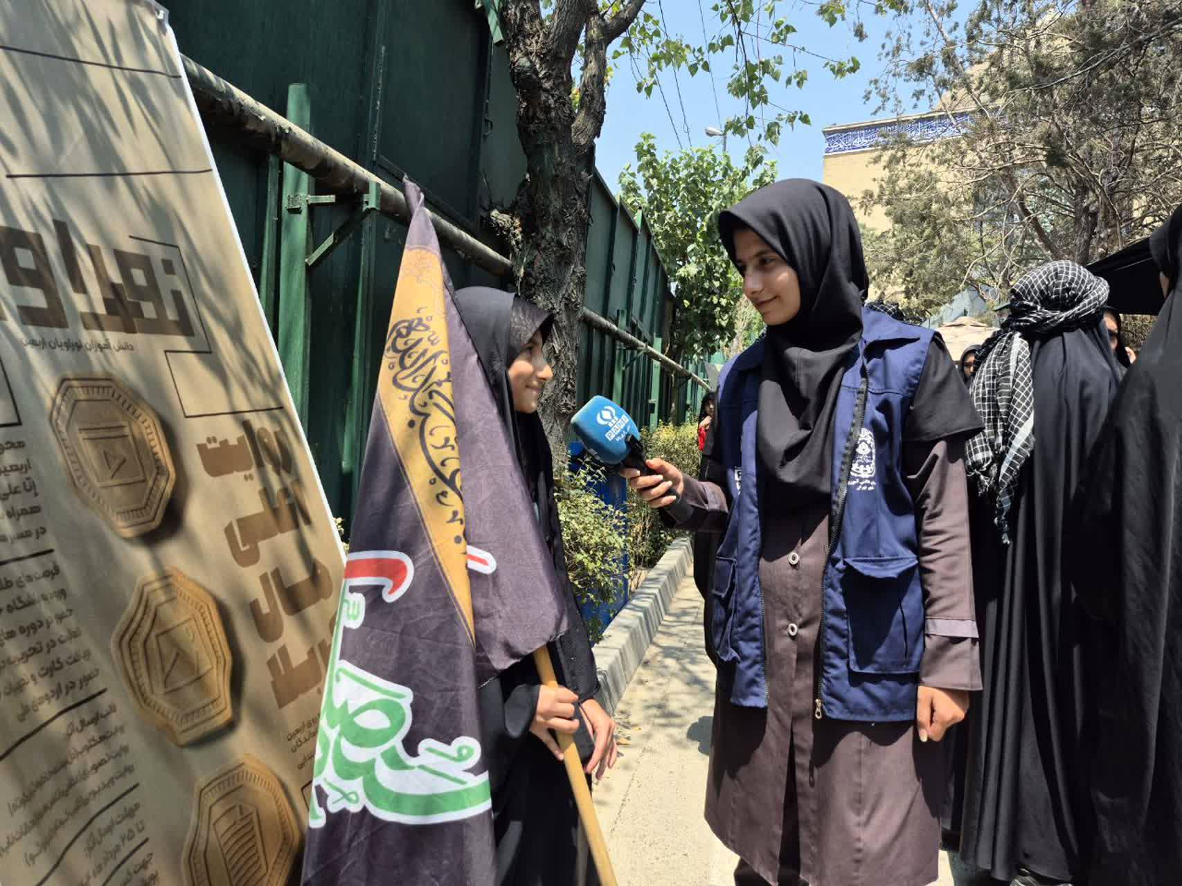  روایت یک روز خاص، دانش‌آموزانی که دلشان پیش امام حسین(ع) پرکشید