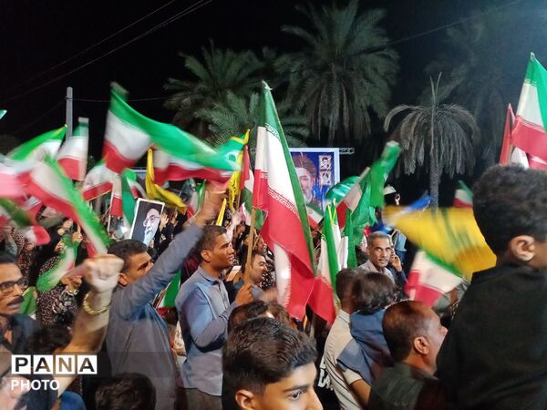 مردم فین هرمزگان با آرمان‌های انقلاب اسلامی
