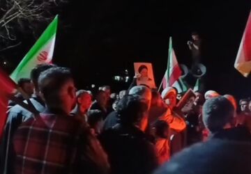 بیعت مردم منطقه کشاورز با رهبر انقلاب