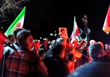 گرامیداشت ۱۲ فروردین روز جمهوری اسلامی در تجمعات شبانه منطقه کشاورز