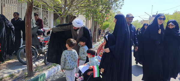 جلوه هایی از راهپیمایی روز جهانی قدس در قم