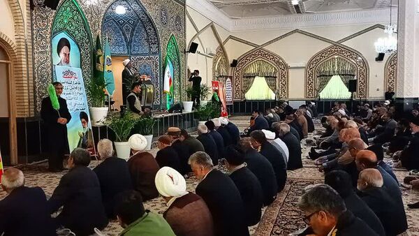 نماز عبادی سیاسی جمعه در زیارتگاه مدرس(ره)