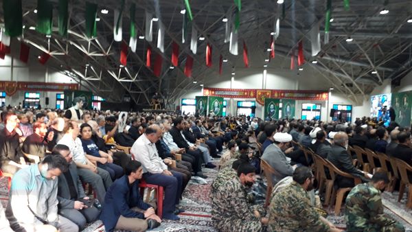 مراسم بزرگداشت شهید جمهور سید ابراهیم رئیسی و هیات همراه در سالن گلستان شهدای اصفهان