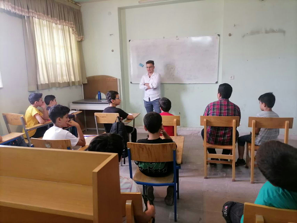 استقبال دانش‌آموزان از کلاس‌های تابستانی در پژوهش‌سرای خواجه نصیرالدین طوسی قم

