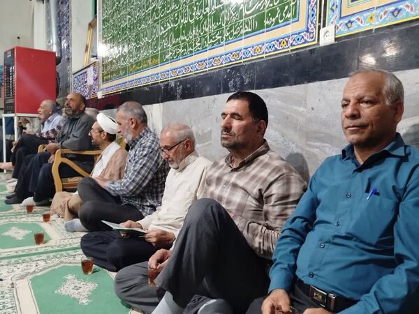 برگزاری مراسم اولین سالگرد شهادت خادم الرضا در شهر حسن آباد